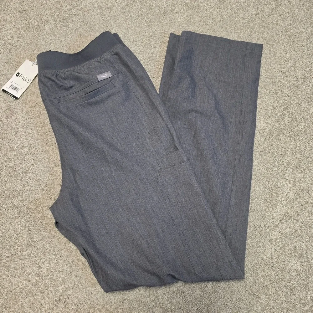 FIGS Axim Cargo Scrub Pants Graphite Gray T2001 Size‎ Small New 30 Waist NWT